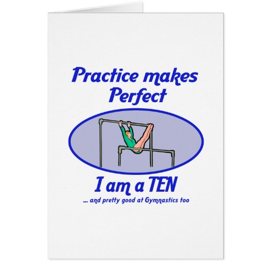 Gymnastics Perfect 10 Cards (Front)