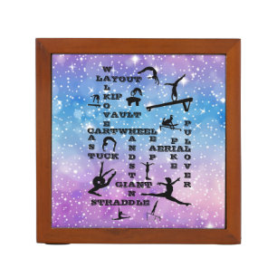 Gymnastics Personalized Desk Organizer