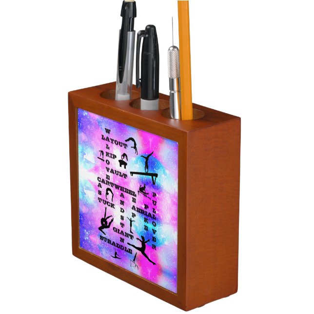 Gymnastics Personalized Desk Organizer (In Situ)