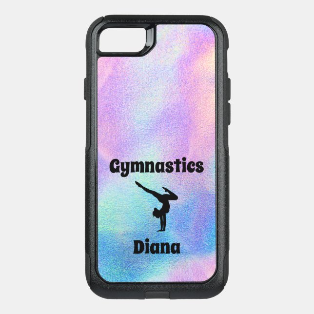 Gymnastics Personalized Otterbox Cell Phone Case (Back)