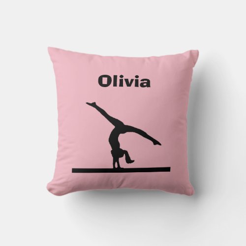 Gymnastics Personalized Pillow