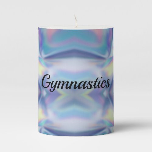 Gymnastics Pillar Candle