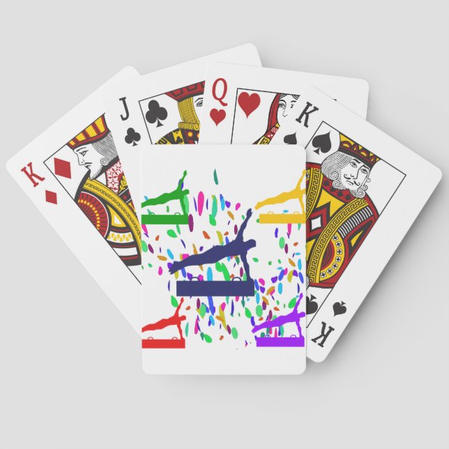 GYMNASTICS POKER CARDS (Back)