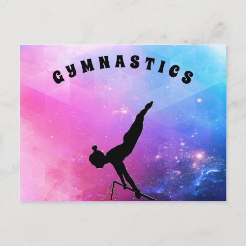 Gymnastics Postcard for Girls who love Gymnastics