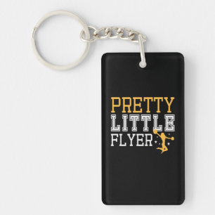 Gymnastics Pretty Little Flyer Keychain