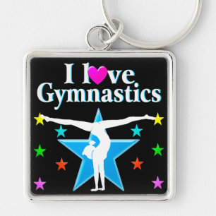 GYMNASTICS PRINCESS KEYCHAIN