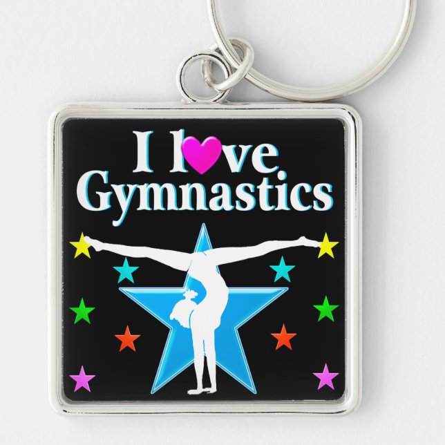 GYMNASTICS PRINCESS KEYCHAIN (Front)