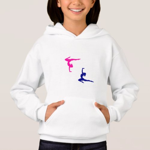 Gymnastics pullover hoodietwo sided