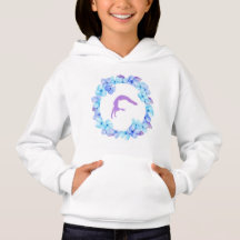 Gymnastics pullover hoodie/two sided.