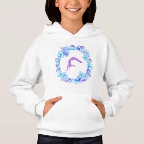 Gymnastics pullover hoodietwo sided