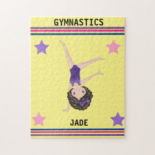 GYMNASTICS PUZZLE FOR GIRLS PERSONALIZED.