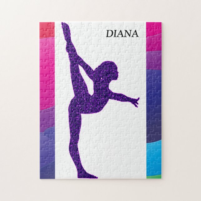 GYMNASTICS PUZZLE PERSONALIZED! (Vertical)