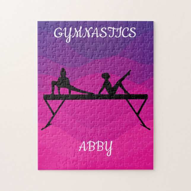 GYMNASTICS PUZZLE PERSONALIZED! (Vertical)
