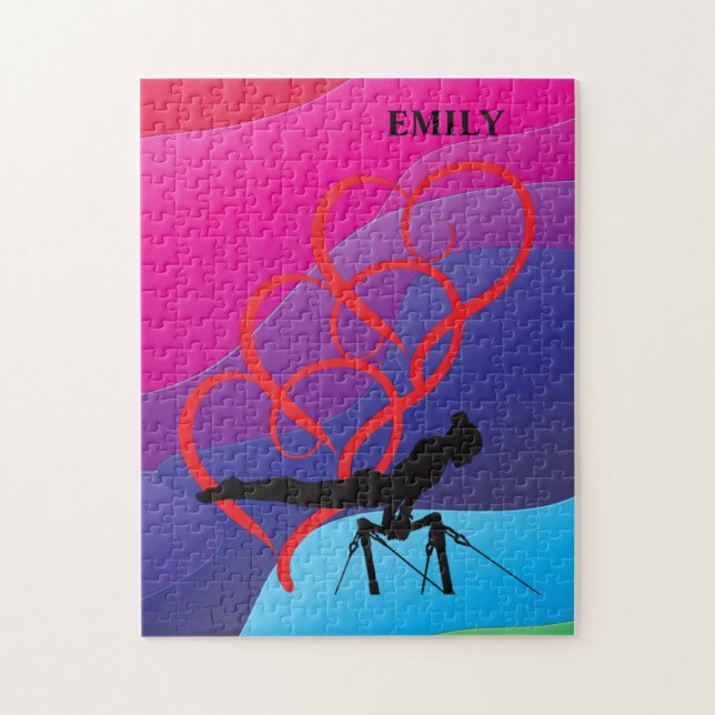 GYMNASTICS PUZZLE PERSONALIZED! (Vertical)