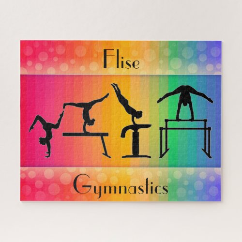 Gymnastics Puzzle _ Rainbow w Gymnastics Events