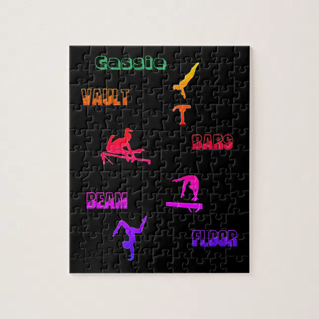 Gymnastics Puzzle Vault, Bars, Beam, Floor Zazzle