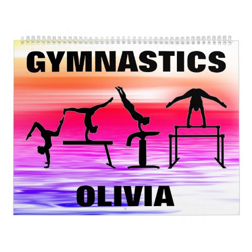 Gymnastics Rainbow Lake Calendar