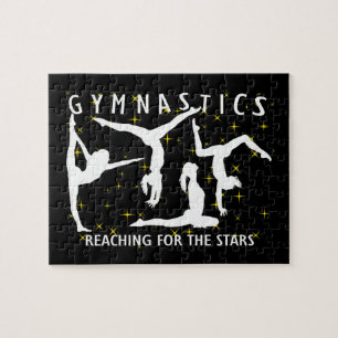 Gymnastics Reaching For The Stars Jigsaw Puzzle