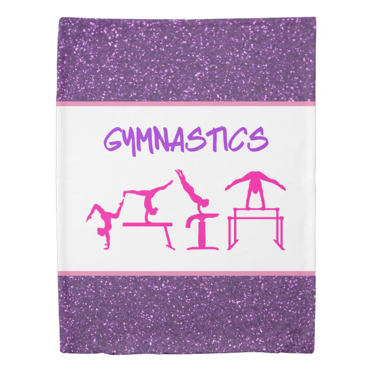 Gymnastics Reversible Duvet Cover Zazzle
