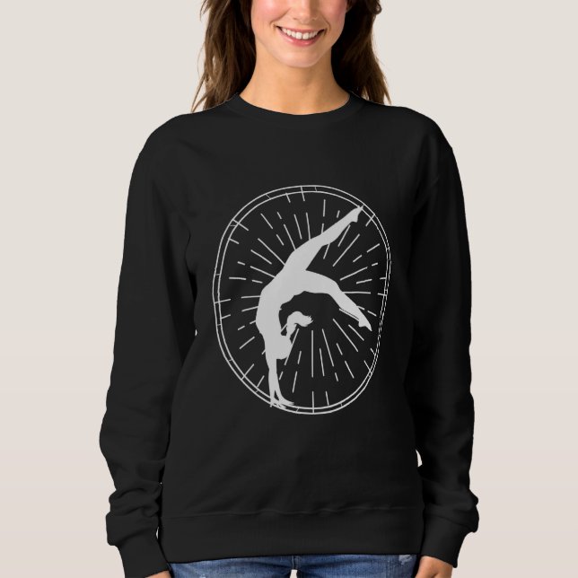gymnastics rhönrad gymnastics coach gymnsatik gift sweatshirt (Front)