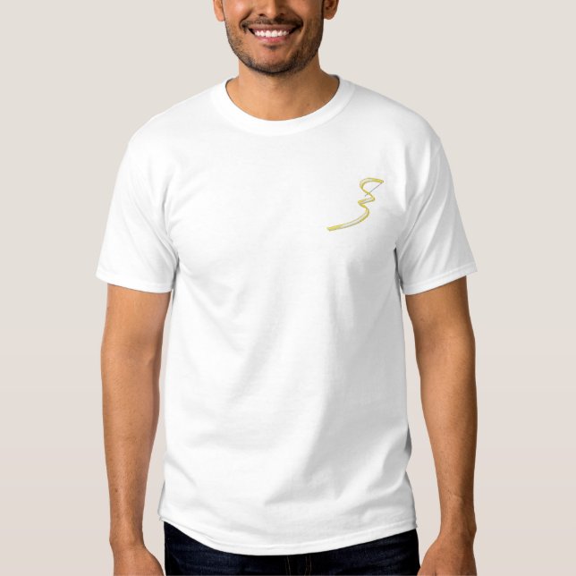 Gymnastics Ribbon Embroidered T-Shirt (Front)