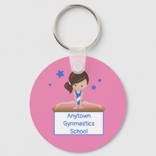 Gymnastics School Class Academy Custom   Keychain