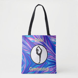 Gymnastics Scorpion Metallic Swirls Tote Bag