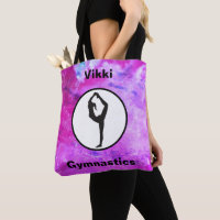 Gymnastics Scorpion Pink Watercolor Tote Bag