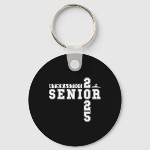 Gymnastics Senior Night Gymnastics Senior 2025 Gra Keychain