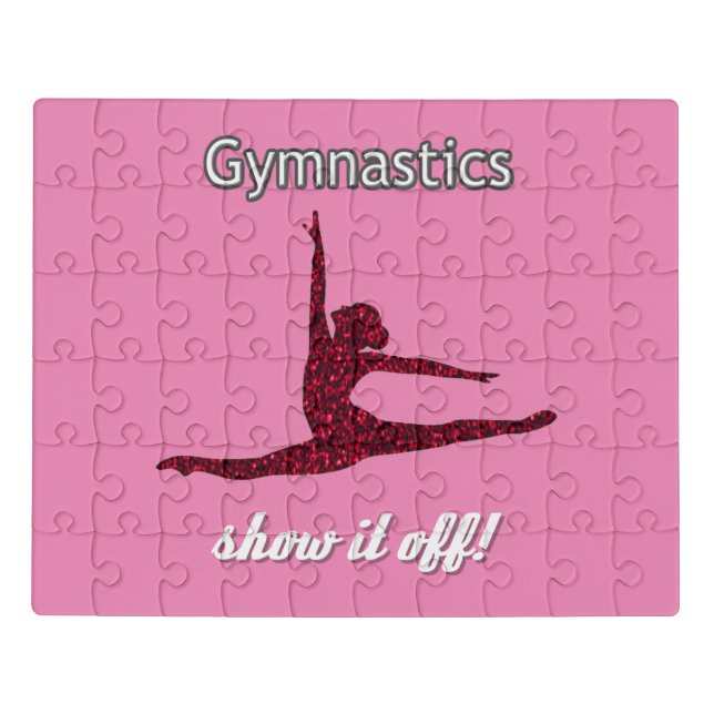 Gymnastics Show It Off Encouraging Jigsaw Puzzle (Puzzle Horizontal)