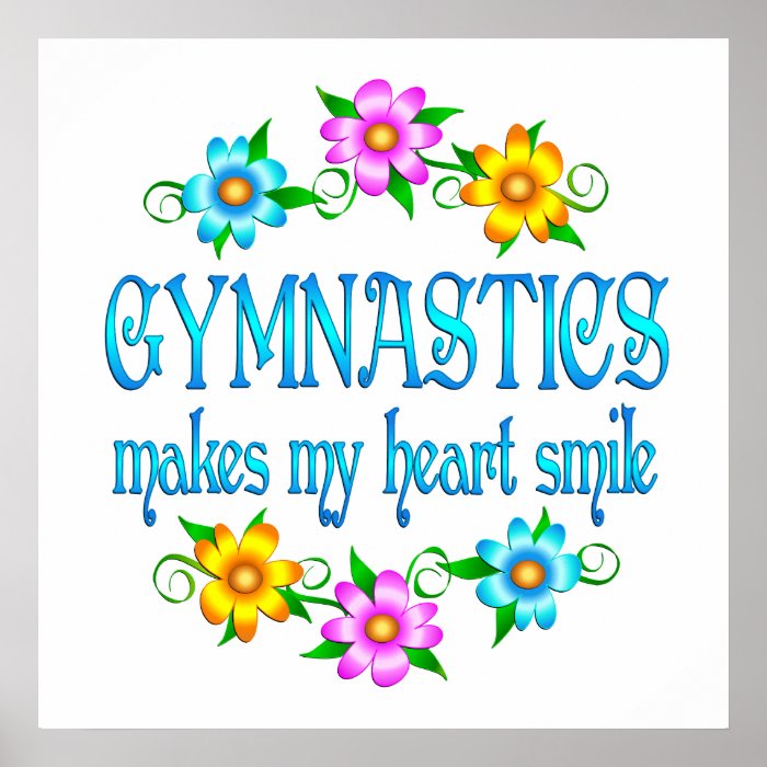 Gymnastics Smiles Print