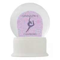 INSPIRING GYMNAST PERSONALIZED SNOW GLOBE