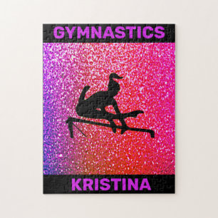 Gymnastics Sparkle Uneven Bars Girls Puzzle