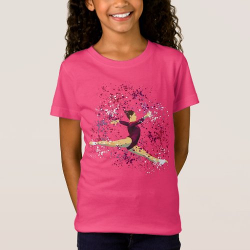 Gymnastics Splatter  T_Shirt