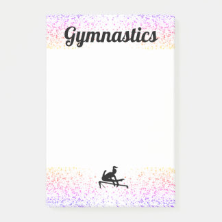 GYMNASTICS STATIONERY - Post-It Notes 4"x 6"