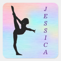 Gymnastics Stickers for Girls