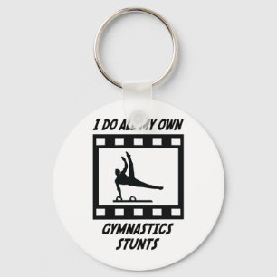 Gymnastics Stunts Keychain