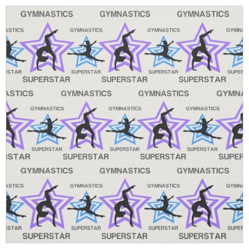 Gymnastics Superstar Fabric