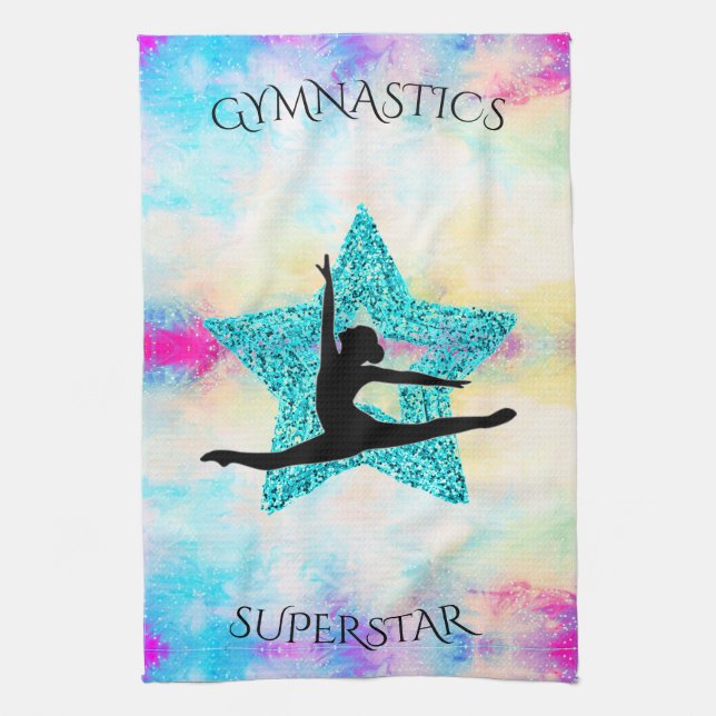 Gymnastics Superstar   Kitchen Towel (Vertical)