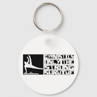 Gymnastics Survive Keychain