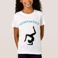 Gymnastics T-Shirt for Girls Personalized