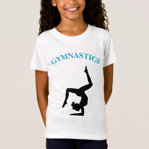 Gymnastics T_Shirt for Girls Personalized
