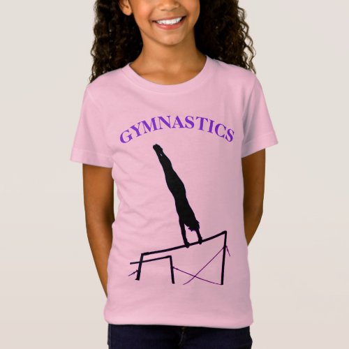 Gymnastics T_Shirt Uneven Bars Giant w Name