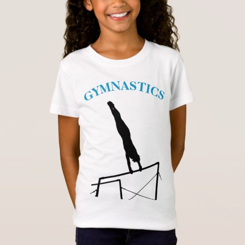 Gymnastics T_Shirt Uneven Bars Giant w Name