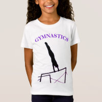 Gymnastics T-Shirt Uneven Bars Giant w/ Name