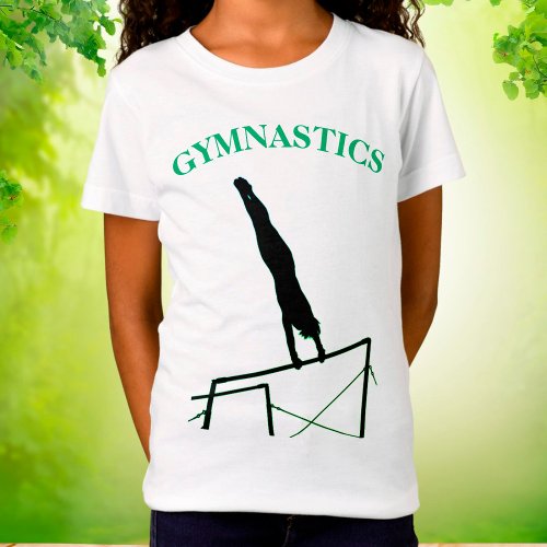 Gymnastics T_Shirt Uneven Bars Giant w Name