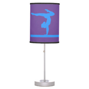 Gymnastics table lamp & shade.