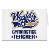 Gymnastics Teacher Gift (Front Horizontal)