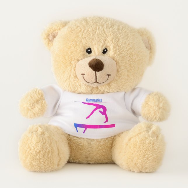 GYMNASTICS teddy bear. Bear (Front)