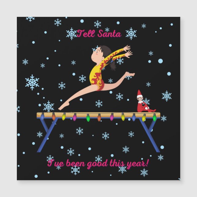Gymnastics Tell Santa I've Been Good This Year    (Front)